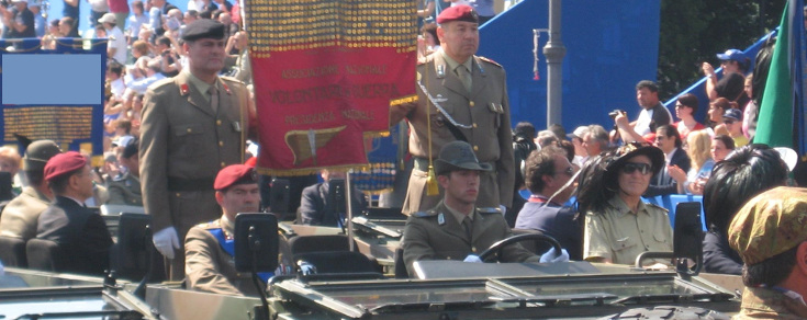 ANVG Associazione Nazionale Volontari Di Guerra   Parata Festa Nazionale